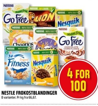 Coop Obs Nestle Frokostblandinger tilbud