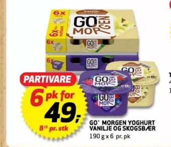 Bunnpris Go morgen yoghurt tilbud