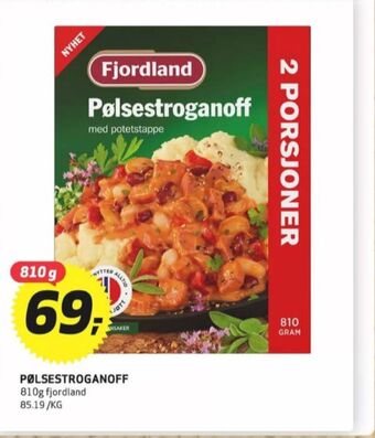 Bunnpris Fjordland ferdigretter tilbud
