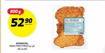 Bunnpris First price snitzel tilbud