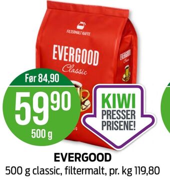 Kiwi Classic kaffe formalet tilbud