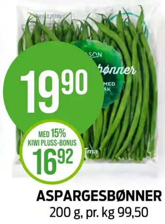 Kiwi Season aspargesbønner tilbud