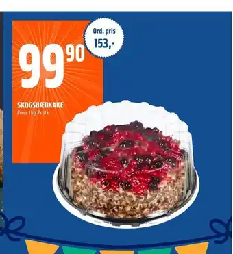 Coop Obs Skogsbærkake tilbud