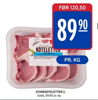 Rema 1000 Svinekoteletter tilbud