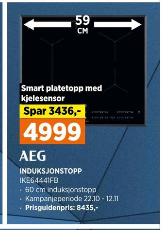 POWER Induksjonstopp ike64441fb tilbud