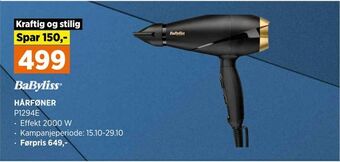 POWER Hårføner tilbud