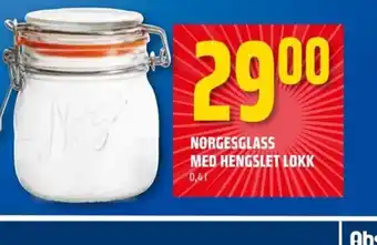 Coop Obs Norgesglass Med Hengslet Lokk 0.4 l tilbud