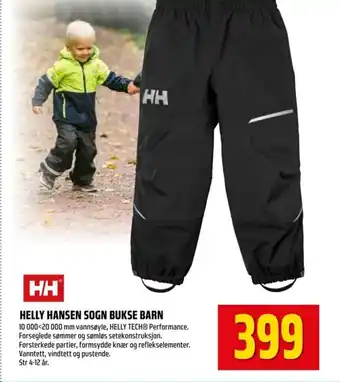 Coop Obs Helly Hansen Sogn Bukse Barn tilbud