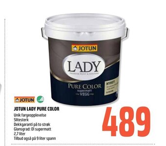 Coop Obs Jotun Lady Pure Color tilbud
