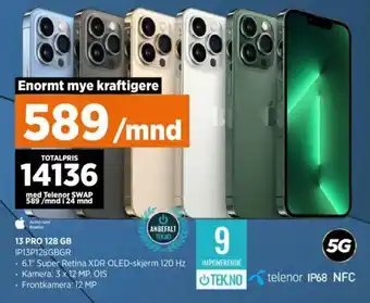 POWER IPhone 13 Pro 128 GB tilbud