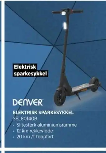 POWER Denver Elektrisk Sparkesykkel tilbud