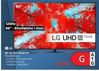 POWER LG 86" 4K HDR Smart TV tilbud