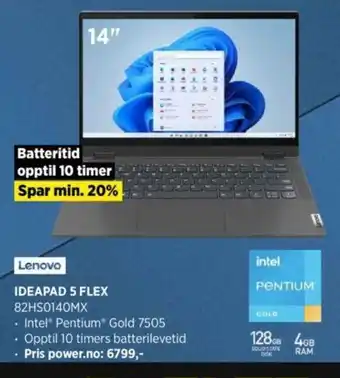 POWER Lenovo Ideapad 5 Flex tilbud