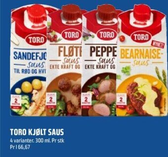 Coop Obs Toro Kjølt Saus tilbud