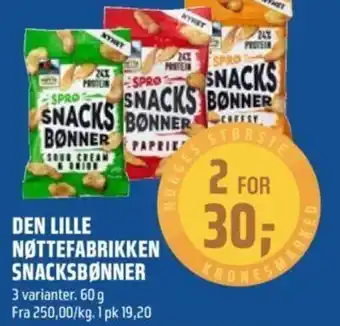 Coop Obs Den Lille Nøttefabrikken Snacksbønner tilbud