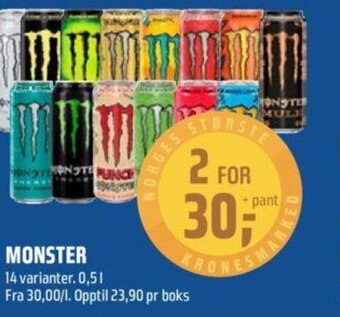Coop Obs Monster tilbud