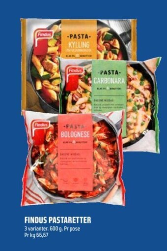Coop Obs Findus Pastaretter tilbud