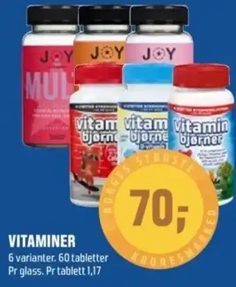 Coop Obs Vitaminer tilbud