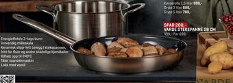Jernia Varde stekepanne 28 cm tilbud