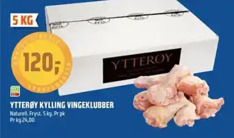 Coop Obs Ytterøy Kylling Vingeklubber tilbud
