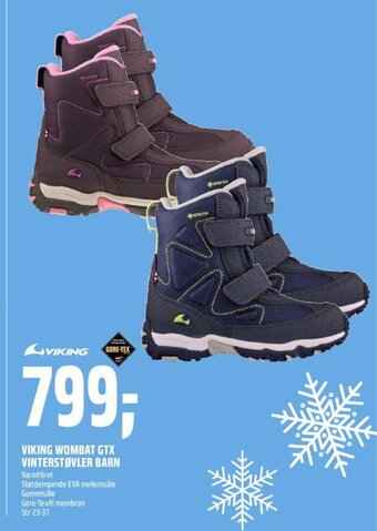 Coop Obs Viking Wombat GTX Vinterstøvler Barn tilbud