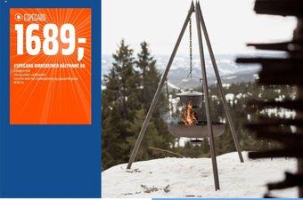 Coop Obs Espegard Birkebeiner Bålpanne 60 tilbud