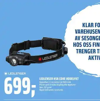 Coop Obs Ledlenser H5R Core Hodelykt tilbud