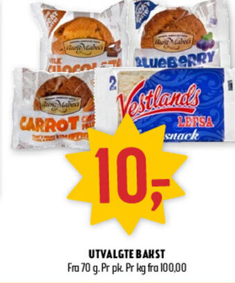 Coop Prix Utvalgte Bakst tilbud
