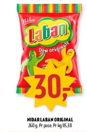 Coop Prix Nidarlaban Original tilbud