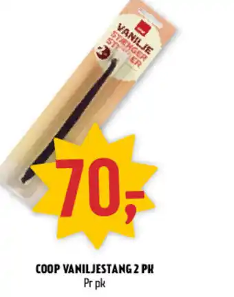 Coop Prix Coop Vaniljestang 2 pk. tilbud