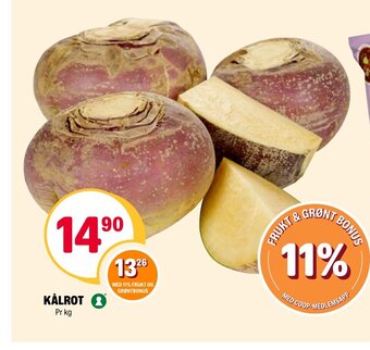 Coop Extra Kålrot tilbud