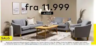 Skeidar Moduli sofa tilbud