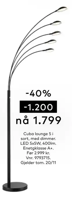 Skeidar Cuba lounge 5 tilbud