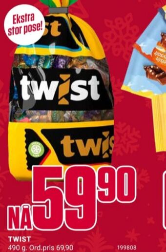 Europris Twist konfekt tilbud