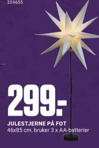 Europris Light it julestjerne tilbud