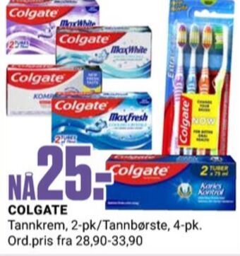 Europris Colgate tannkrem tilbud