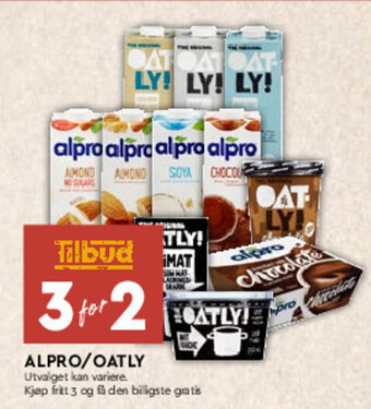 Coop Mega Alpro/Oatly tilbud