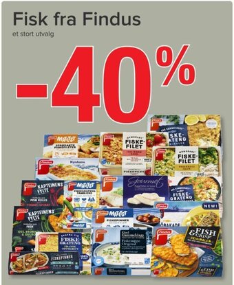 Spar Fisk Fra Findus tilbud