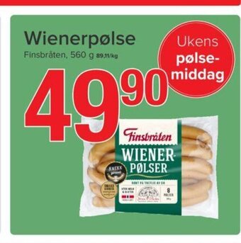 Spar Wienerpølse tilbud