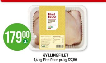Kiwi First price kyllingfilet tilbud