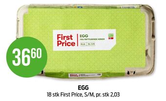 Kiwi First price egg tilbud