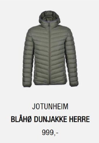Sport 1 Jotunheim Blåhø Dunjakke Herre tilbud