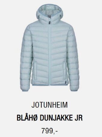 Sport 1 Jotunheim Blåhø Dunjakke Jr tilbud