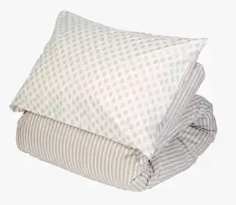 Kid Interiør Bomull sengesett beige tilbud