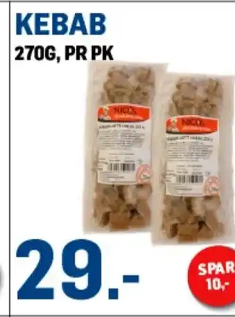 Price Lagerbutikk Kebab 270 g tilbud