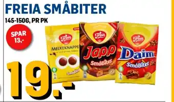 Price Lagerbutikk Freia Småbiter 145-150 g tilbud