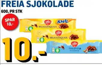 Price Lagerbutikk Freia Sjokolade 60g tilbud