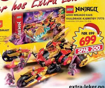 Extra Leker Lego ninjago kais gulldrage-kjøretøy 71773 tilbud