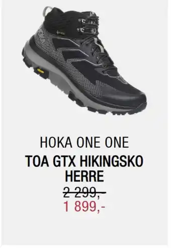 Sport 1 Hoka One One TOA GTX Hikingsko Herre tilbud