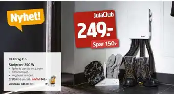 Jula Skotørker 350W tilbud
